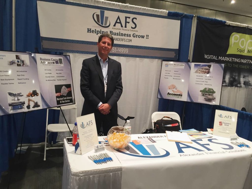 alexander financial solutions on trade show